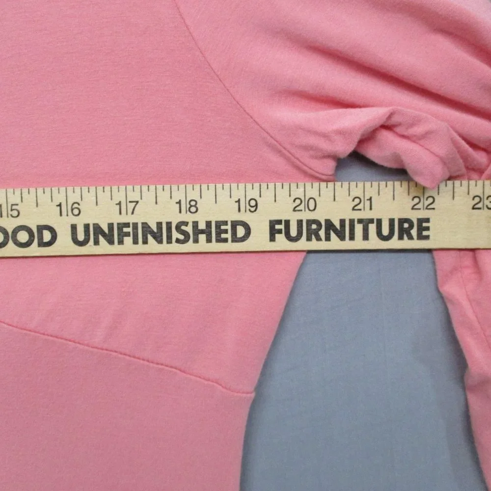 Loft V-Neck Long Sleeve Top Pink Women Size | XL - Picture 3 of 6